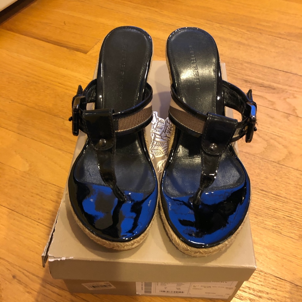 Burberry Black Espadriles